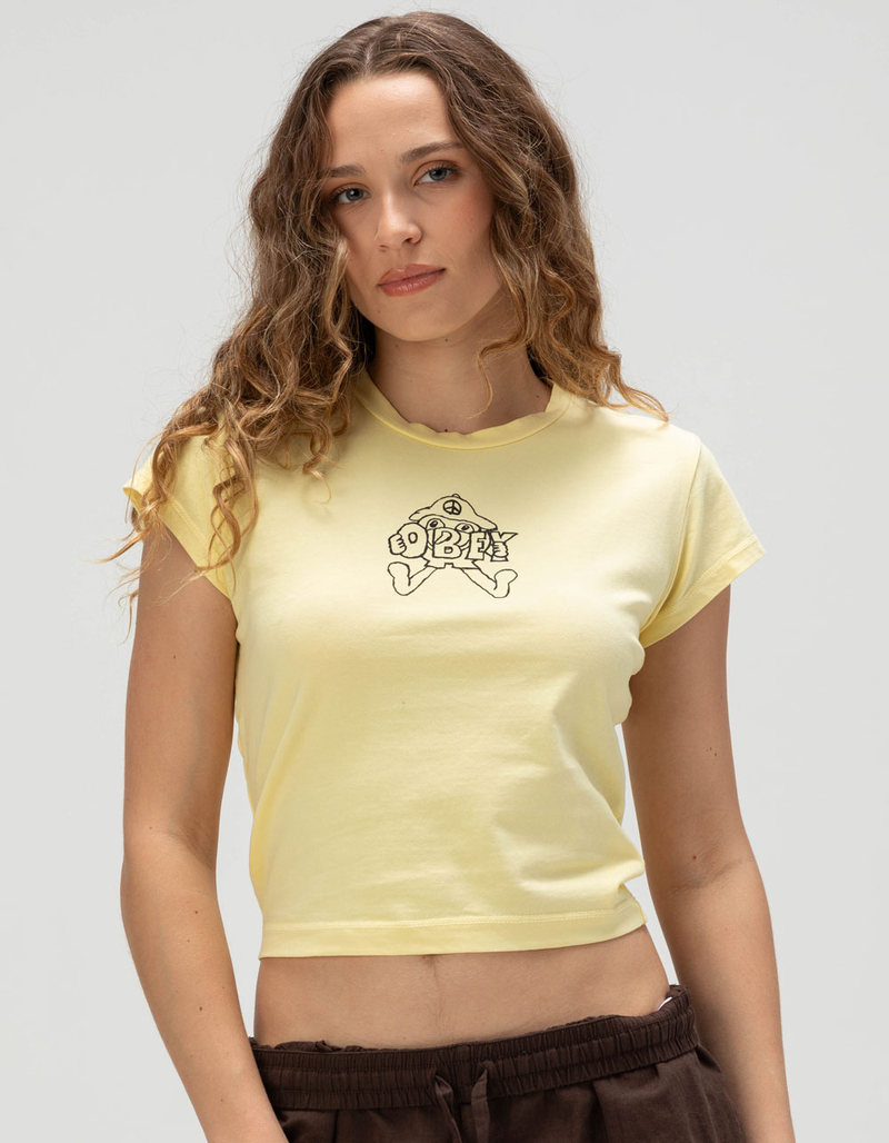 OBEY Gnome Womens Fitted Tee image number 0