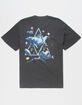 HUF Space Dolphins Mens Tee image number 1