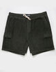 RSQ Mens Cord Cargo Pull On Shorts image number 1