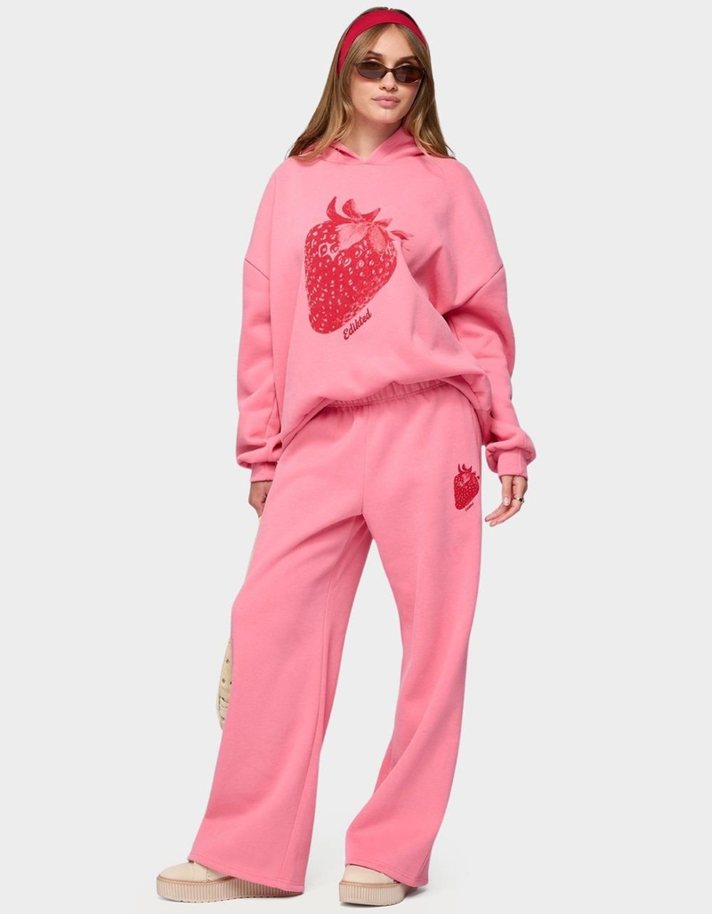 EDIKTED Strawberry Babe Hoodie image number 4