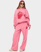 EDIKTED Strawberry Babe Hoodie image number 5