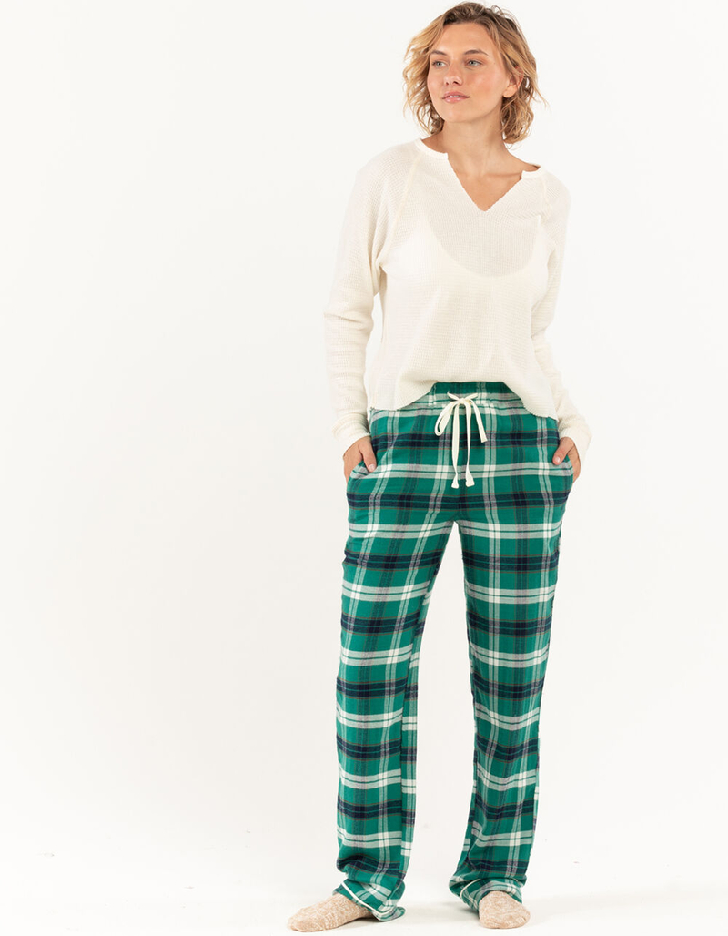 SKY & SPARROW Womens Plaid Pajama Pants image number 5
