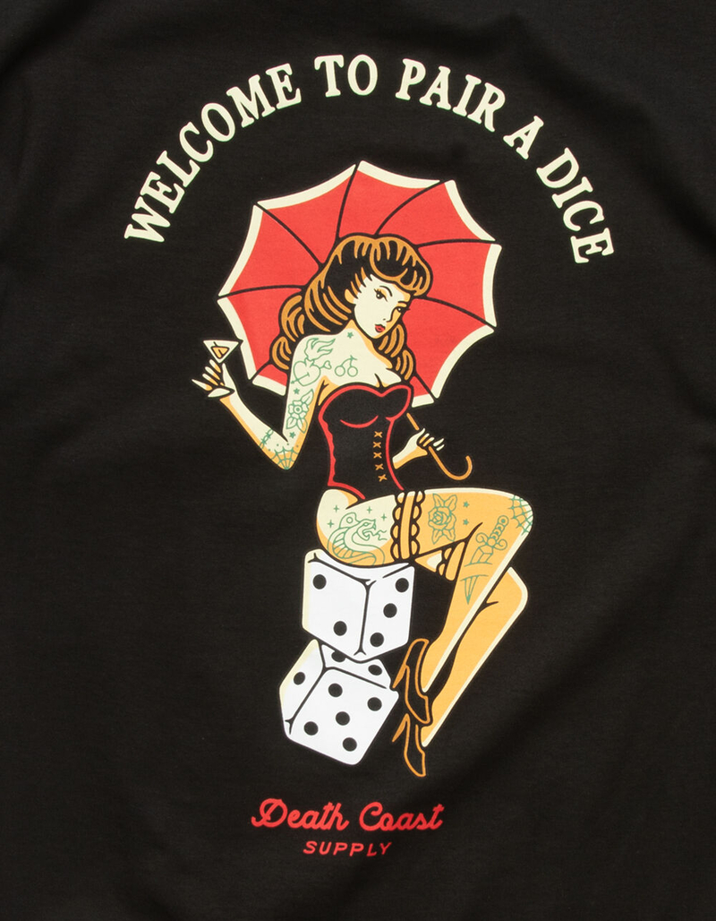 DEATH COAST Dice Mens Tee image number 3