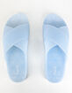 QUPID Criss Cross Womens Baby Blue Jelly Sandals image number 2