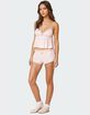 EDIKTED Dream Babydoll Waffle Tank Top image number 4