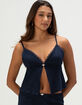 FULL TILT Womens Open Babydoll Cami image number 1