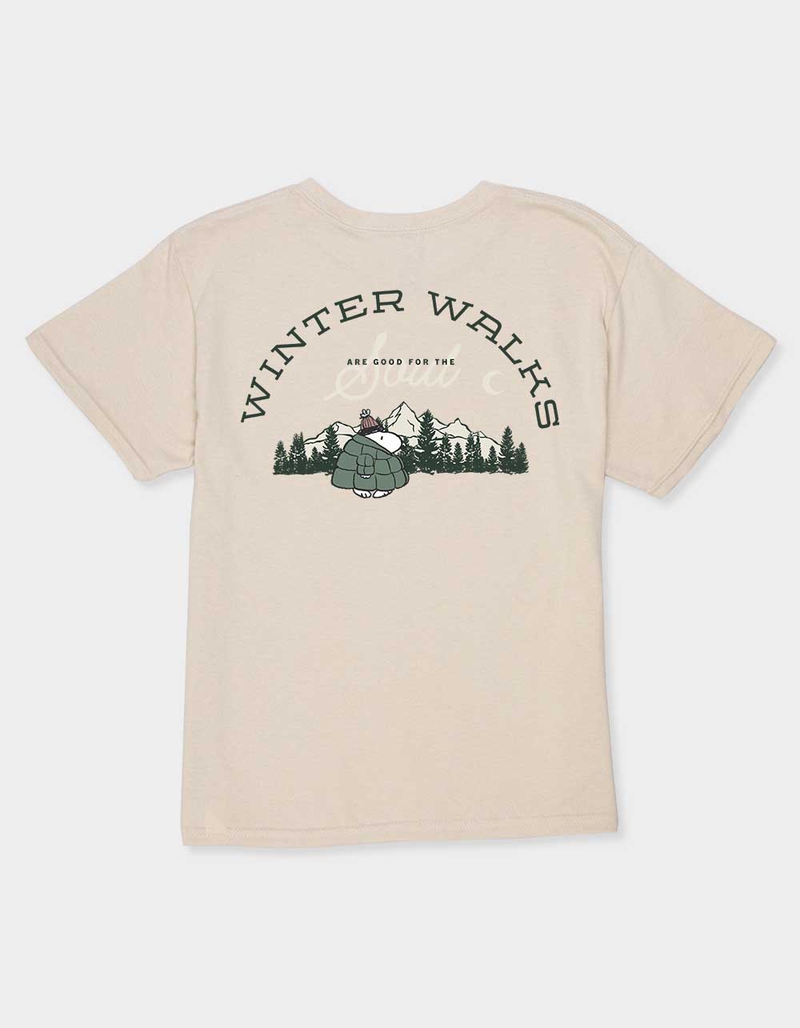 PEANUTS Winter Walks Unisex Kids Tee image number 1