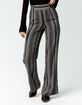 IVY & MAIN Geo & Stripe Print Womens Wide Leg Pants image number 1