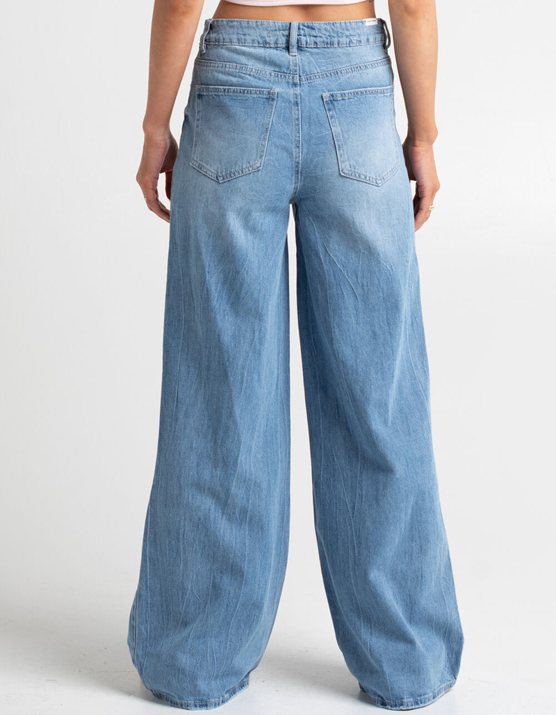ALMOST FAMOUS Ultra High Rise Wide Leg Womens Jeans image number 3