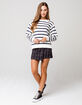 ROXY Deep Honey Stripe Womens Sweater image number 4