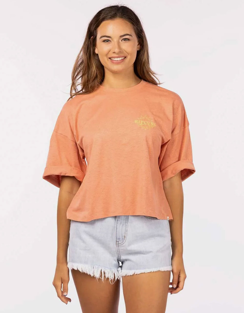 RIP CURL Better Days Heritage Womens Crop Tee image number 1