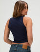 HEART & HIPS Narrow Strap Womens Tank Top image number 4