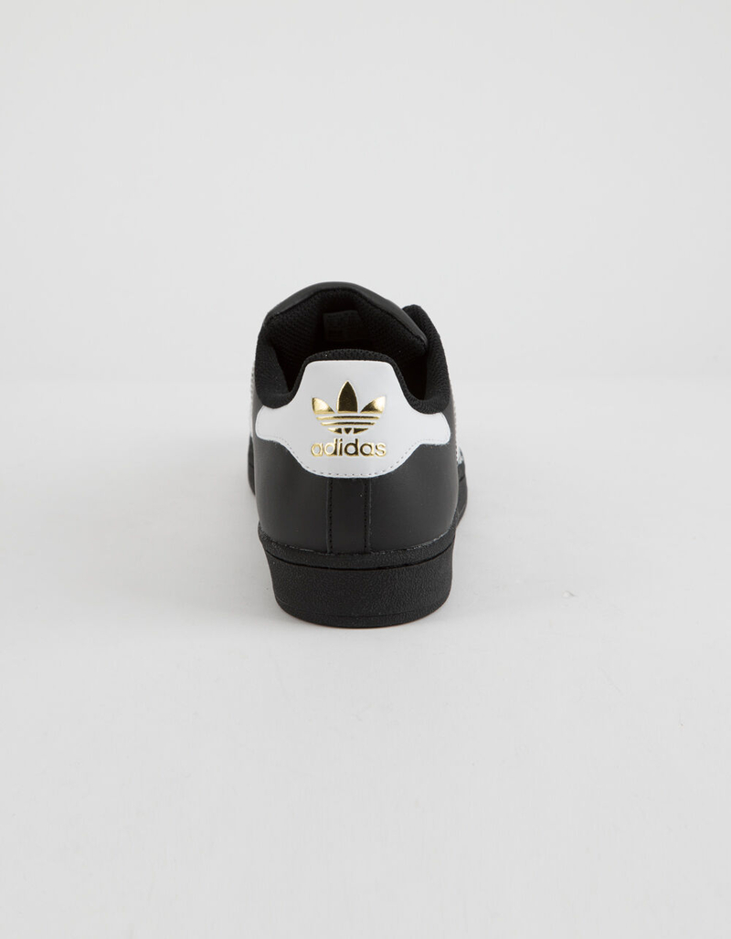 ADIDAS Superstar Foundation Black & White Shoes image number 4
