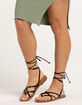 SODA Voting Ankle Wrap Womens Sandals image number 1