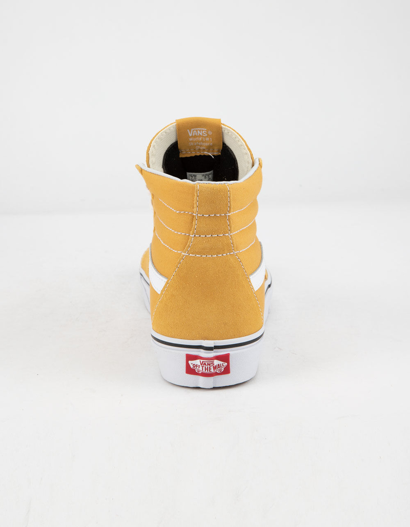 VANS Sk8-Hi Ochre & True White Womens Shoes image number 3