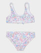 RAISINS Starry-Eyed Bloom Girls Bralette Bikini Set image number 2