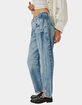 FREE PEOPLE Good Luck Mid Rise Barrel Womens Jeans image number 3