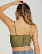BDG Urban Outfitters Ava Satin Lace & Corset Womens Top image number 3