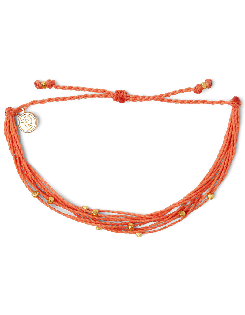 PURA VIDA Malibu Gold & Coral Bracelet image number 0
