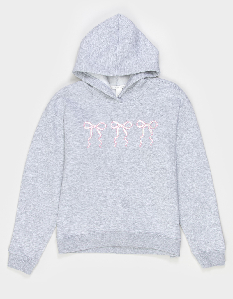 FULL TILT Embroidered Bow Girls Hoodie image number 0