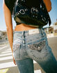 MISS ME Flap Mid Rise Womens Bootcut Jeans image number 1