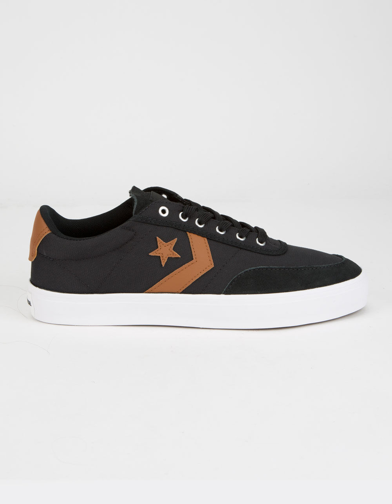 CONVERSE Courtlandt Black & Warm Tan Mens Shoes image number 0