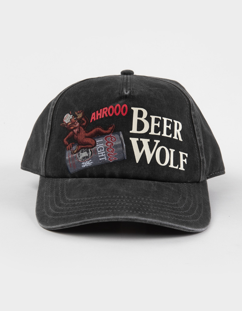 AMERICAN NEEDLE Coors Light Washed Snapback Hat image number 1