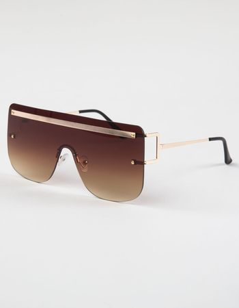 RSQ Rimless Shield Sunglasses Primary Image