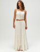 PATRONS OF PEACE Lotus Womens Maxi Skirt image number 1