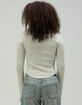 BDG Urban Outfitters Drake Henley Womens Long Sleeve Top image number 4