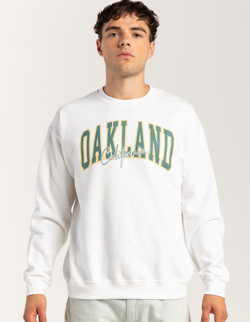OAKLAND California Script Unisex Crewneck Sweatshirt image number 2
