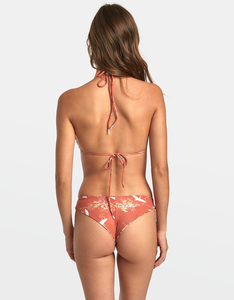 RVCA Tossed Reversible Cheeky Bikini Bottoms image number 1