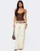 EDIKTED Sheer Lace Cut Out Tank Top image number 2