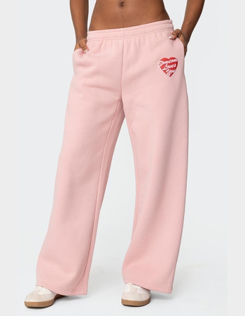EDIKTED Someone Loves You Sweatpants Primary Image