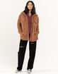 RSQ Womens Sherpa Solid Shacket image number 4