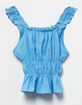 RSQ Girls Solid Texture Woven Top image number 1