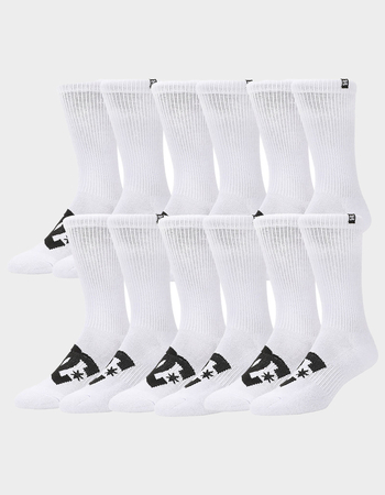 DC SHOES Logo 6 Pack Mens Crew Socks Primary Image