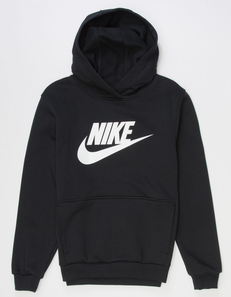 NIKE Sportswear Club Fleece Boys Hoodie BLACK Tillys