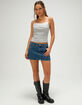 FULL TILT Lace Trim Womens Cami image number 2