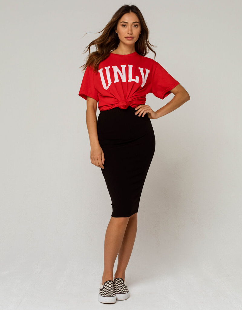 THE ORIGINAL RETRO BRAND UNLV University of Nevada Las Vegas Womens Oversized Tee image number 3