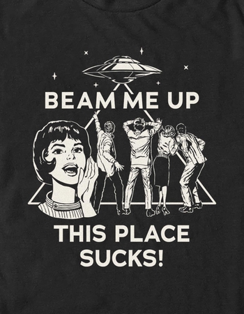 STRANGER THINGS Beam Me Up Unisex Tee Alternative Image
