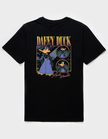LOONEY TUNES Daffy Duck Mall Pants Unisex Tee Primary Image