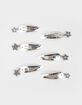 FULL TILT 6 Pack Dangle Star Charm Hair Clips image number 1