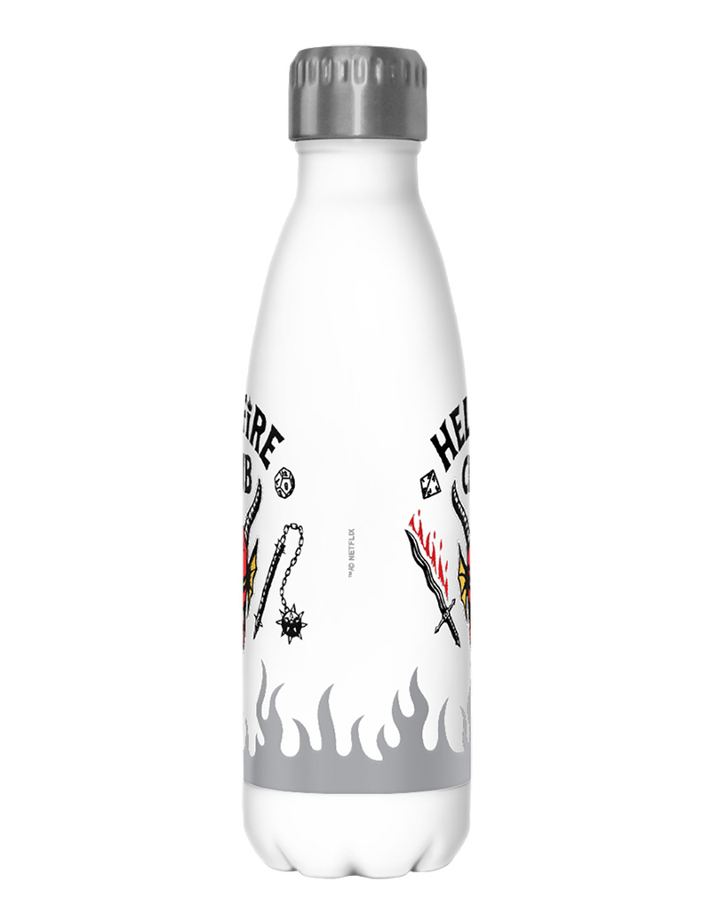 STRANGER THINGS 17 oz Hellfire Logo Flame Water Bottle image number 1