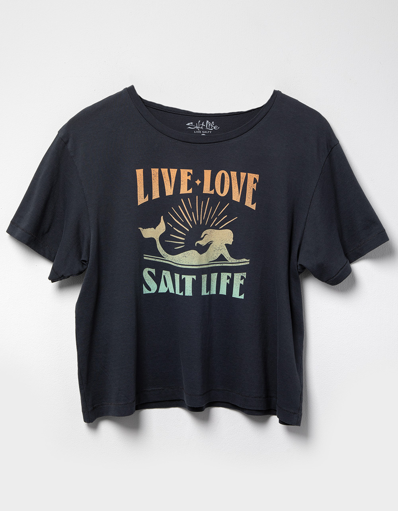 SALT LIFE Sea Maiden Girls Crop Tee image number 0
