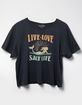 SALT LIFE Sea Maiden Girls Crop Tee image number 1