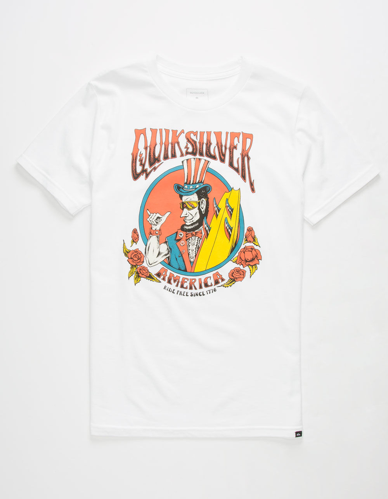QUIKSILVER Ride Free Roses Boys T-Shirt image number 0