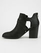 DELICIOUS Cutout Womens Booties image number 3