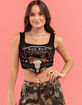 TRUEWRLD Wild West Womens Crop Tank Top image number 1