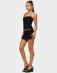 EDIKTED Yua Bead Stretchy Woven Halter Top image number 4